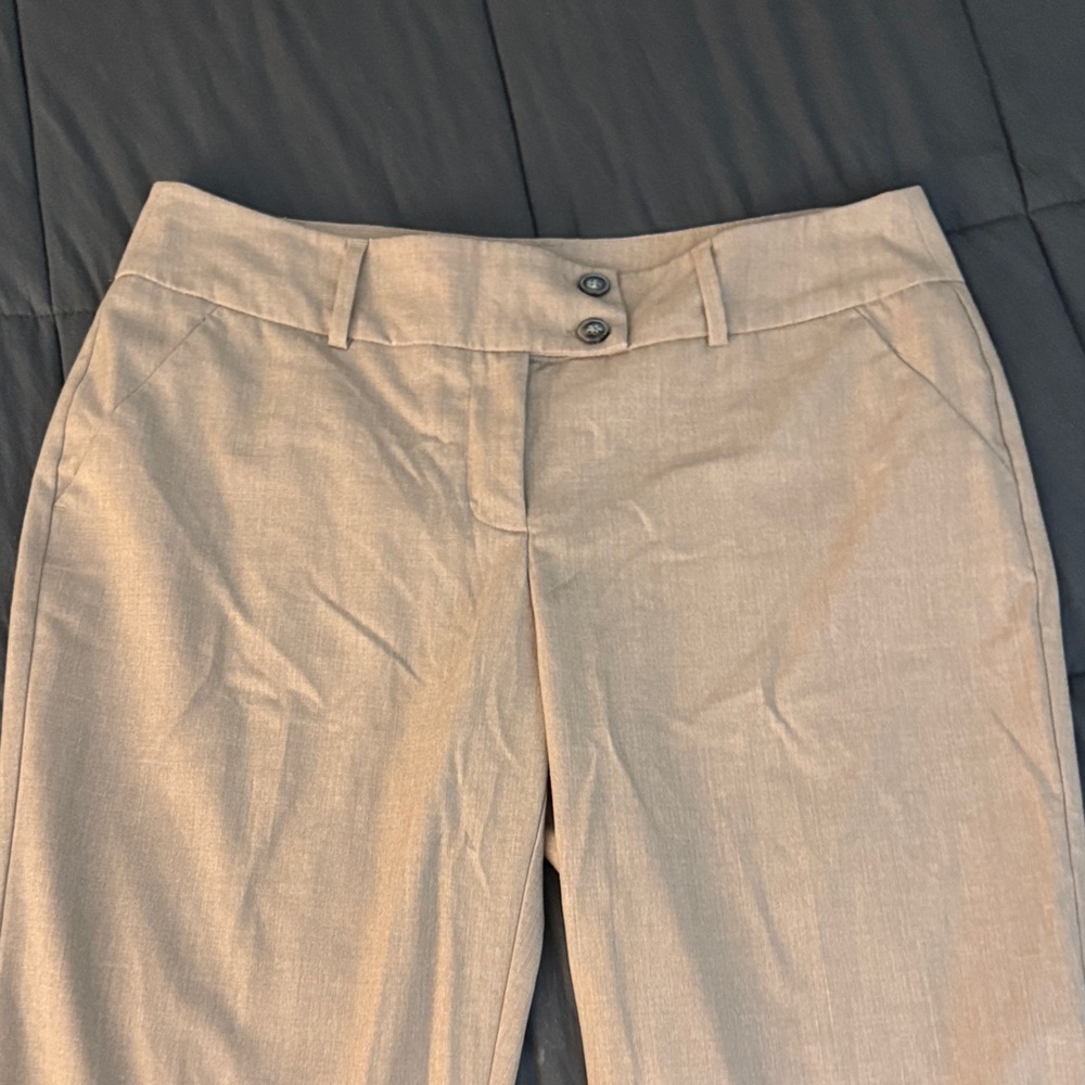 Apt. 9 Women's Light Tan Straight-Leg Dress Trousers